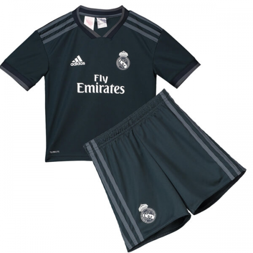 Kids Real Madrid 18/19 Away Soccer Kits (Shirt+Shorts)